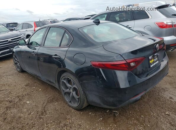 ZARFAMBNXK7600323 2019 ALFA ROMEO GIULIA Black Trasero izquierdo