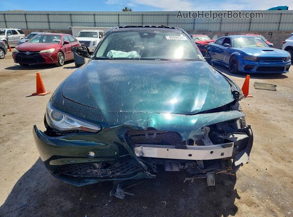 ZARFAMBNXM7647712 2021 ALFA ROMEO GIULIA Green წინა ხედი