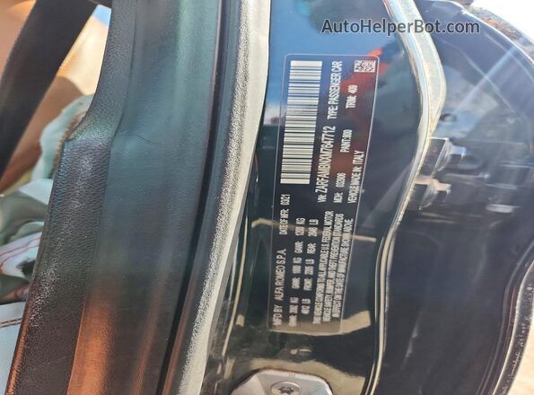 ZARFAMBNXM7647712 2021 ALFA ROMEO GIULIA Green ძრავის განყოფილების ხედი