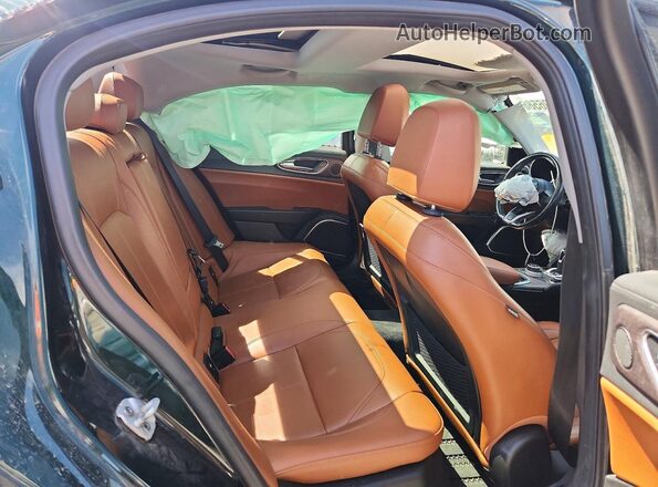 ZARFAMBNXM7647712 2021 ALFA ROMEO GIULIA Green უკანა სავარძლების ხედი