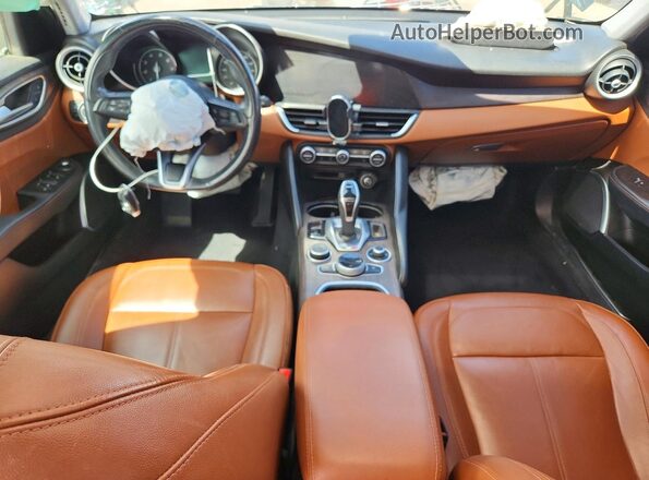ZARFAMBNXM7647712 2021 ALFA ROMEO GIULIA Green წინა პანელის ხედი