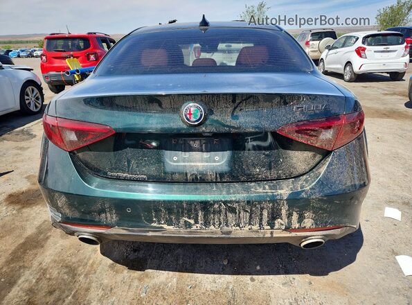 ZARFAMBNXM7647712 2021 ALFA ROMEO GIULIA Green უკანა ხედი
