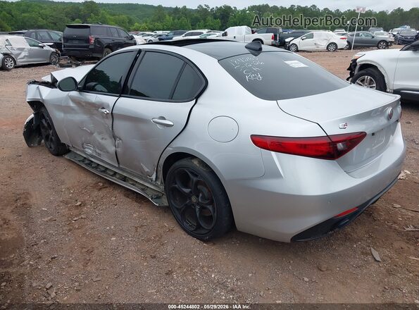 ZARFANBN1M7643148 2021 ALFA ROMEO GIULIA Серебряный Задняя левая четверть