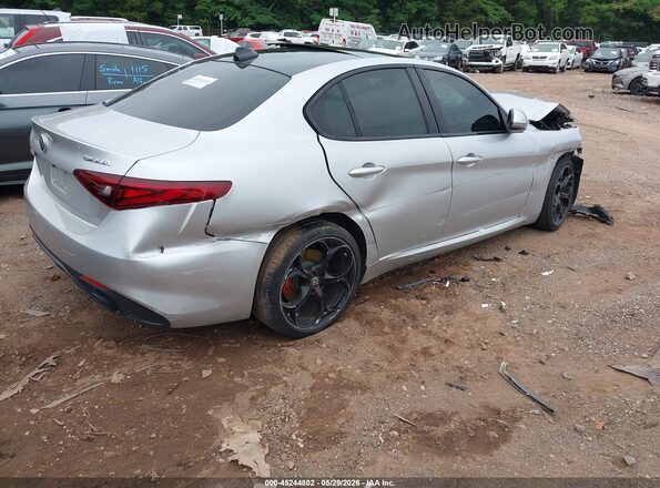 ZARFANBN1M7643148 2021 ALFA ROMEO GIULIA Серебряный Задняя правая четверть