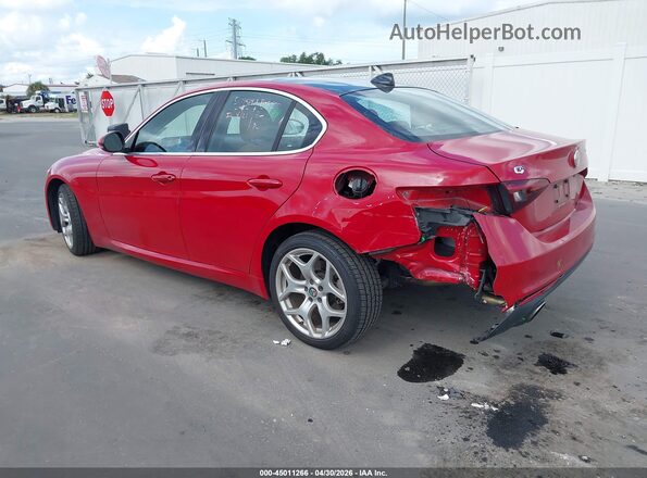 ZARFANBN4M7645668 2021 ALFA ROMEO GIULIA Red Հետևի ձախ