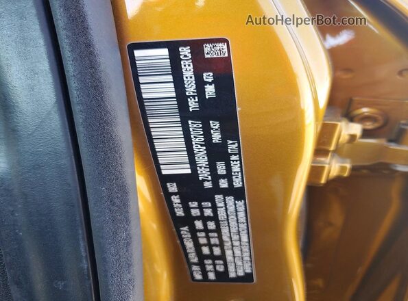 ZARFANBNXP7670787 2023 ALFA ROMEO GIULIA Gold 
