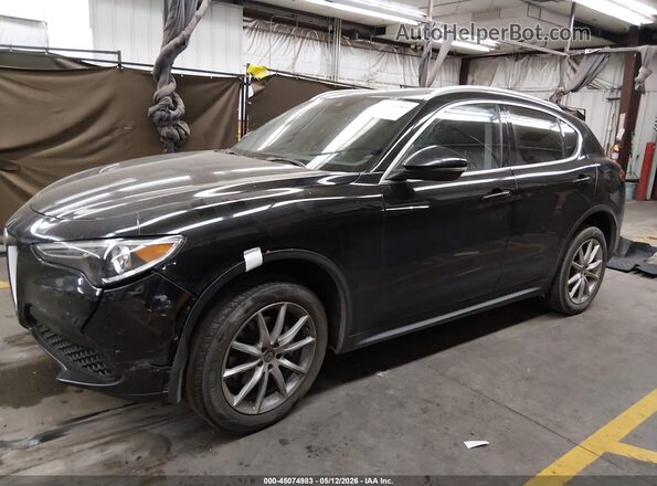 ZASFAKBN9J7B73110 2018 ALFA ROMEO STELVIO Black სალონის 360-გრადუსიანი ხედი