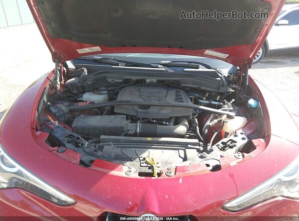ZASFAKNN1J7B94819 2018 ALFA ROMEO STELVIO Red Հետևի տեսք