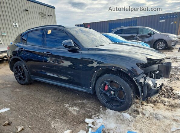 ZASFAKPN2J7B85172 2018 ALFA ROMEO STELVIO Black Առջևի աջ