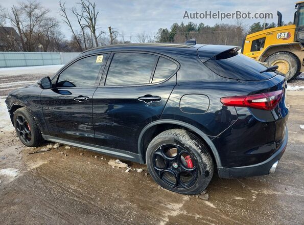 ZASFAKPN2J7B85172 2018 ALFA ROMEO STELVIO Black Հետևի ձախ