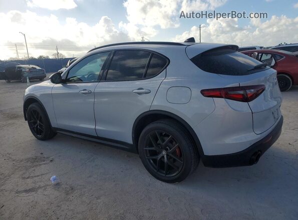 ZASPAJAN0L7C90819 2020 ALFA ROMEO STELVIO Silver Trasero izquierdo