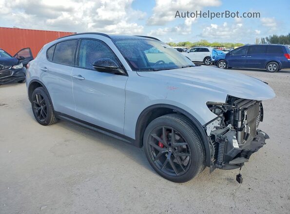 ZASPAJAN0L7C90819 2020 ALFA ROMEO STELVIO Silver Delantero derecho