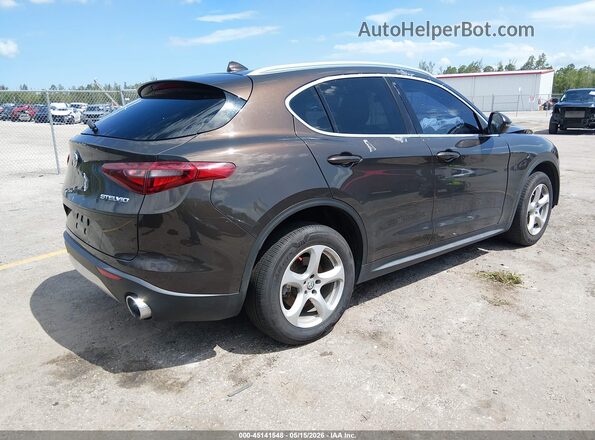 ZASPAJAN1K7C51994 2019 ALFA ROMEO STELVIO Brown Tył prawy