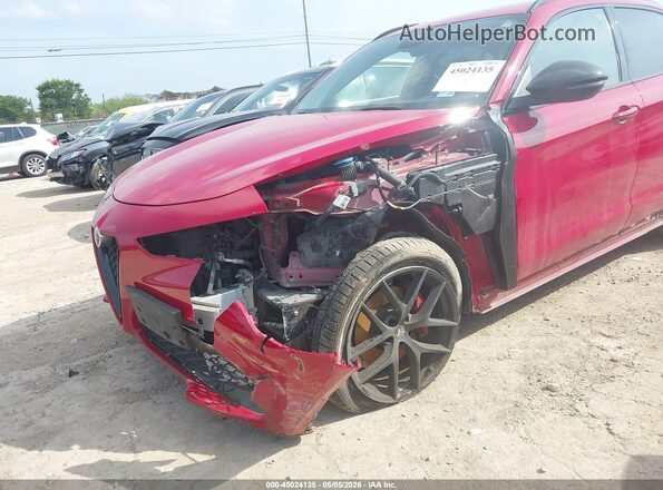 ZASPAJAN1L7C91252 2020 ALFA ROMEO STELVIO Red Widok z przodu