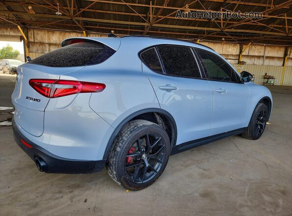 ZASPAJAN1L7C98671 2020 ALFA ROMEO STELVIO Синий Задняя правая четверть