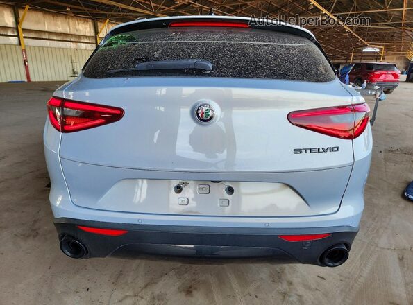 ZASPAJAN1L7C98671 2020 ALFA ROMEO STELVIO Синий Вид сзади
