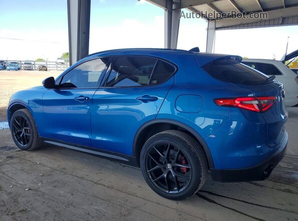 ZASPAJAN3K7C70448 2019 ALFA ROMEO STELVIO Blue Հետևի ձախ
