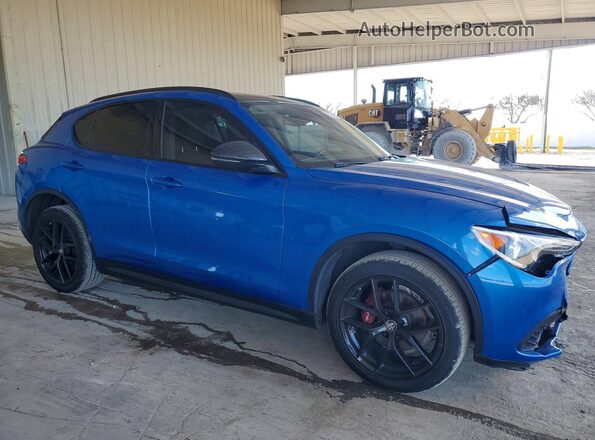 ZASPAJAN3K7C70448 2019 ALFA ROMEO STELVIO Blue Առջևի աջ