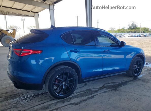 ZASPAJAN3K7C70448 2019 ALFA ROMEO STELVIO Blue Հետևի աջ