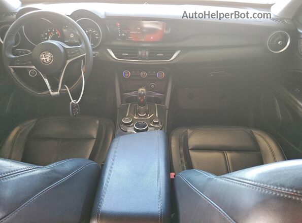 ZASPAJAN3K7C70448 2019 ALFA ROMEO STELVIO Blue Առջևի վահանակի տեսք
