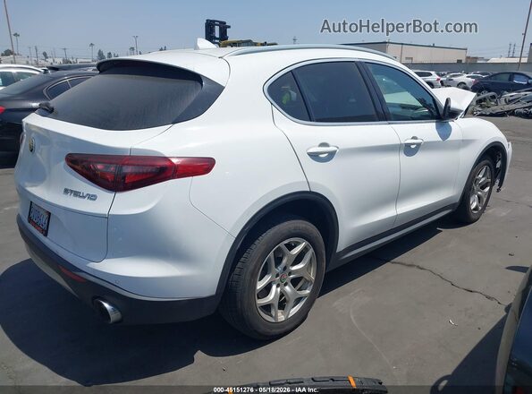 ZASPAJAN6M7C98232 2021 ALFA ROMEO STELVIO Белый Задняя правая четверть