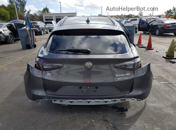 ZASPAKAN0S7E04483 2025 ALFA ROMEO STELVIO Gray Հետևի տեսք
