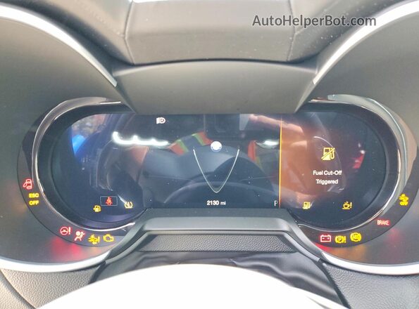 ZASPAKAN2S7D99741 2025 ALFA ROMEO STELVIO Black Widok zestawu wskaźników