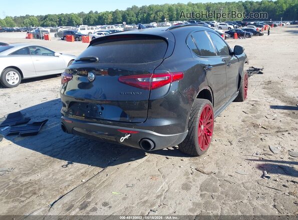 ZASPAKAN4L7C92465 2020 ALFA ROMEO STELVIO Черный Задняя правая четверть