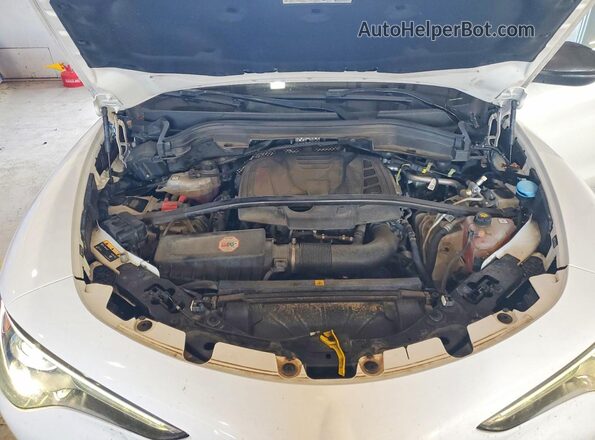 ZASPAKAN7K7C67820 2019 ALFA ROMEO STELVIO Белый Вид подкапотного пространства