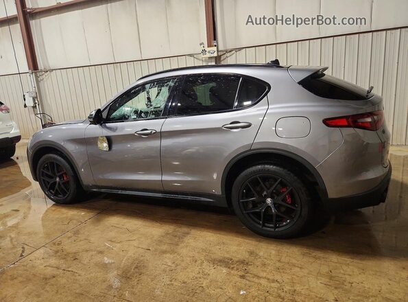 ZASPAKBN0K7C43356 2019 ALFA ROMEO STELVIO Gray Rear left