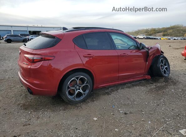 ZASPAKBN0M7D05471 2021 ALFA ROMEO STELVIO Red Tył prawy