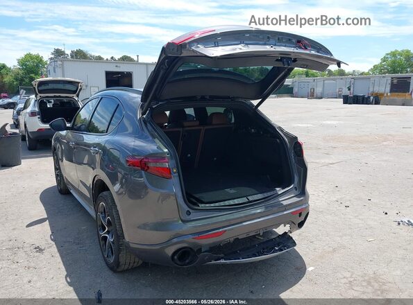 ZASPAKBN0P7D54187 2023 ALFA ROMEO STELVIO Gray Trasero izquierdo