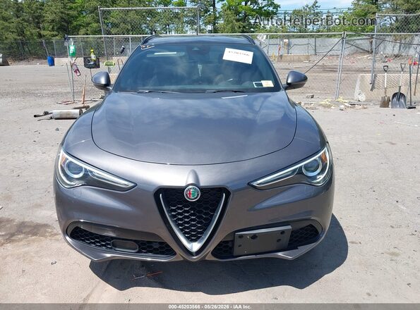 ZASPAKBN0P7D54187 2023 ALFA ROMEO STELVIO Gray Vista interior trasera