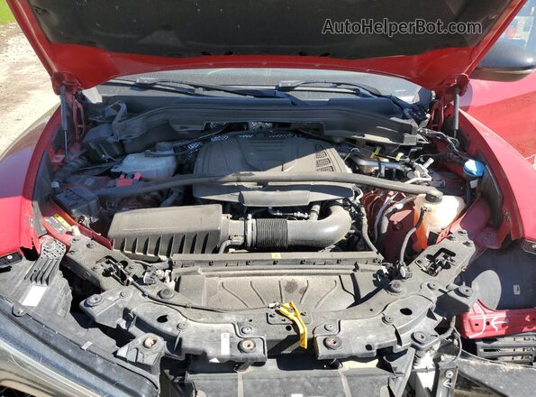 ZASPAKBN1L7C76934 2020 ALFA ROMEO STELVIO Red Vista del compartimento del motor