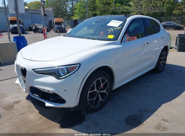 ZASPAKBN1L7C83656 2020 ALFA ROMEO STELVIO White Передня ліва чверть