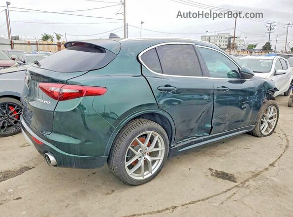 ZASPAKBN1M7D03986 2021 ALFA ROMEO STELVIO Green Rear right