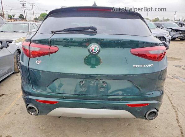ZASPAKBN1M7D03986 2021 ALFA ROMEO STELVIO Green Rear view