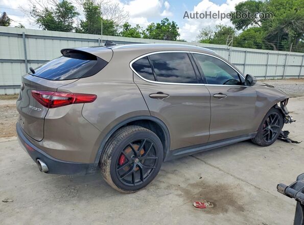 ZASPAKBN2K7C31225 2019 ALFA ROMEO STELVIO Tan Задня права чверть