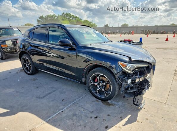 ZASPAKBN2N7D24704 2022 ALFA ROMEO STELVIO Black Delantero derecho