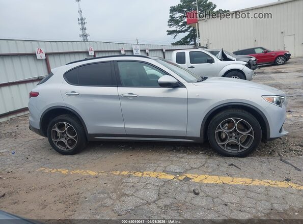 ZASPAKBN2P7D55549 2023 ALFA ROMEO STELVIO Silver Rear interior view