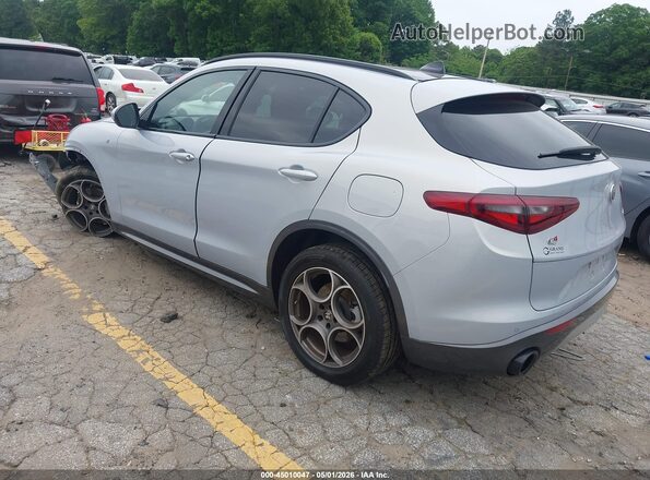 ZASPAKBN2P7D55549 2023 ALFA ROMEO STELVIO Silver Rear left
