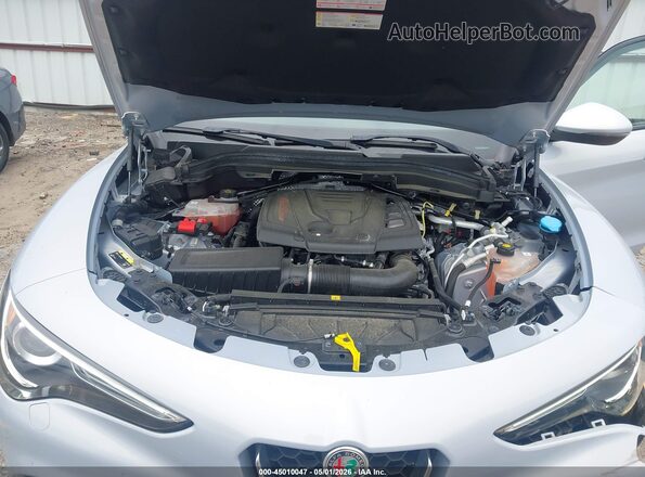 ZASPAKBN2P7D55549 2023 ALFA ROMEO STELVIO Silver Rear view