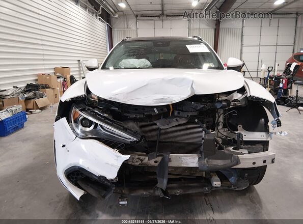 ZASPAKBN3M7D01267 2021 ALFA ROMEO STELVIO White Widok zestawu wskaźników
