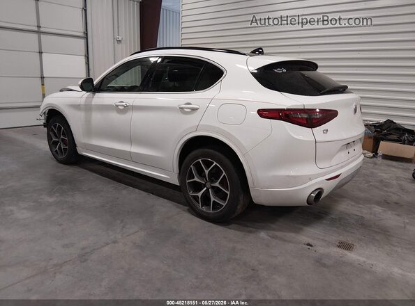 ZASPAKBN3M7D01267 2021 ALFA ROMEO STELVIO White Tył lewy