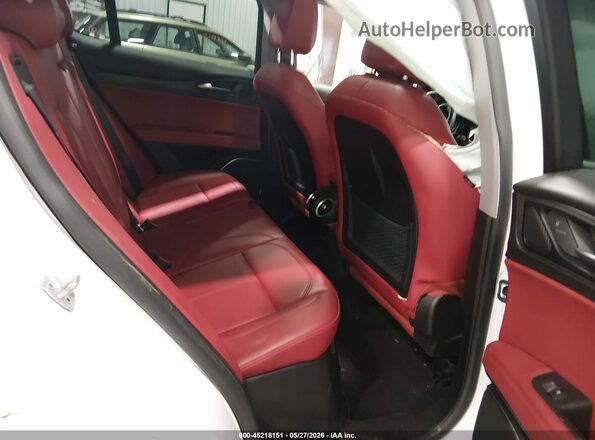 ZASPAKBN3M7D01267 2021 ALFA ROMEO STELVIO White Widok naklejki z numerem VIN
