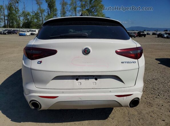 ZASPAKBN3M7D17453 2021 ALFA ROMEO STELVIO White Vista trasera