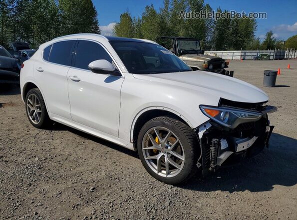 ZASPAKBN3M7D17453 2021 ALFA ROMEO STELVIO White Delantero derecho