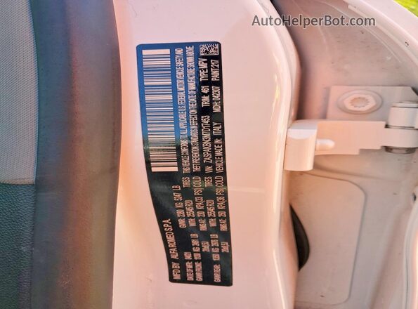 ZASPAKBN3M7D17453 2021 ALFA ROMEO STELVIO White Vista interior de 360 grados