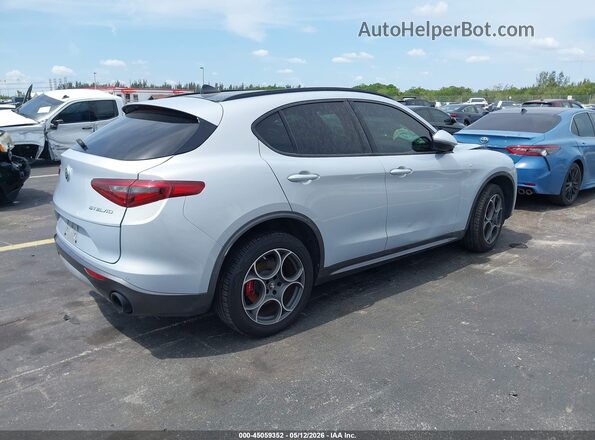 ZASPAKBN3N7D30186 2022 ALFA ROMEO STELVIO Silver Rear right
