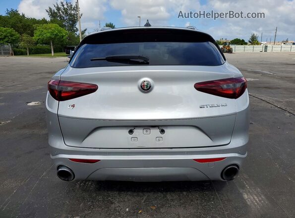 ZASPAKBN4M7D20099 2021 ALFA ROMEO STELVIO Silver უკანა ხედი